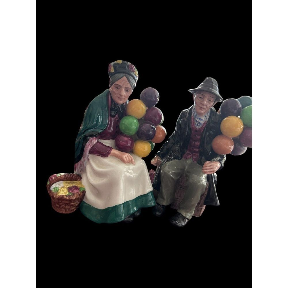 Royal Doulton The Balloon Man HN 1954 And The Balloon Seller HN 1315